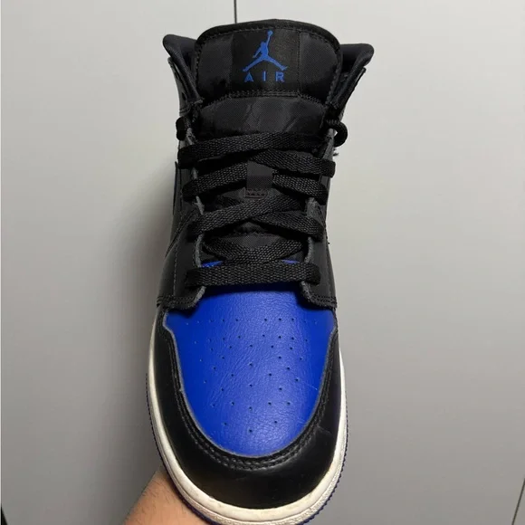 Nike Jordan 1 Mid Black Royal Blue
